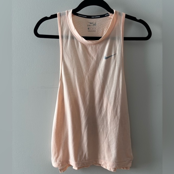 Nike Dri-fit Relaxed Orange and Pink Sleeveless Tank Top Size XS - Picture 1 of 2
